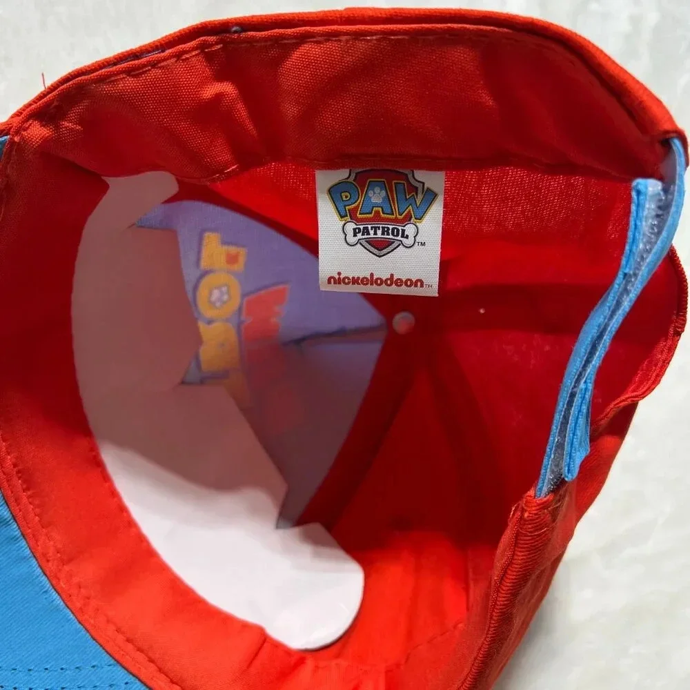 Nickelodeon Paw Patrol Red Strapback Baseball Cap NWT Kids Toddler
